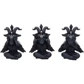 Nemesis Now Figurines Cult Cuties : Les Trois Sages Baphoboo 13 Cm