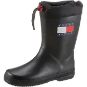 Tommy Hilfiger Bottes en Caoutchouc - Noir - - 33 - Bottes en Caoutchouc