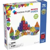 Magna-Tiles Jeu d'aimants - 70 Parties - MicroMAGS - - UneTaille - Jouets Magnétiques