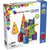 Magna-Tiles Jeu d'aimants - 62 Parties - MicroMAGS et Combo - - UneTaille - Jouets Magnétiques