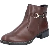 Rieker Bottines brun foncé