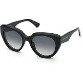 Nina Ricci Lunettes de soleil - - SNR404 - Acétate - Noir (Nero lucido) - Forme papillon