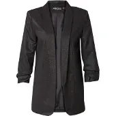 Pieces Blazer 'PCBOSELLA' noir chiné