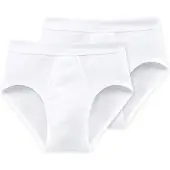 Schiesser Slip noir / blanc