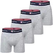 Champion Boxers bleu marine / gris clair / rouge sang / blanc