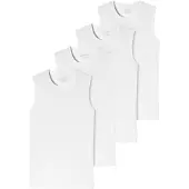 Schiesser Maillot de corps blanc