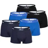 s.Oliver Boxers bleu / noir / blanc