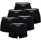 s.Oliver Boxers noir / blanc