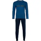 Sanetta Pyjama bleu / jaune / noir