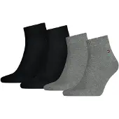 Tommy Hilfiger Chaussettes gris chiné / rouge / noir