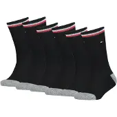 Tommy Hilfiger Chaussettes gris / rouge / noir / blanc