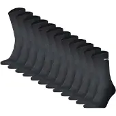 Puma Chaussettes de sport noir / blanc