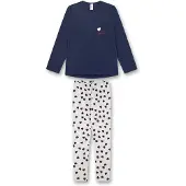 Sanetta Pyjama bleu foncé / blanc