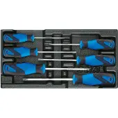 Gedore 1500 ES-2163 TXB Jeu De Tournevis 3-C En 1/3 De Module D'outils