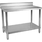 Royal Catering Table de travail inox - ECO - 100 x 70 cm - 250 kg - Dosseret - RCAT-100/70-N
