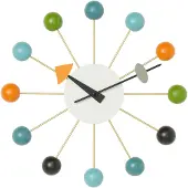 Vitra Ball Clock Horloge Murale Multicolor