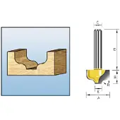 Makita Zubehör D-11031 S-profielfrees 12,7 S8