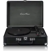 Lenco Platine vinyle Bluetooth avec enceintes intégrées - Classic Phono - TT-115BK - Noir