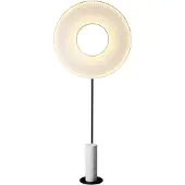 10 HEURES 10 Iris Totem Lampadaire Ø 80 cm | White Marble