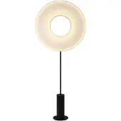 10 HEURES 10 Iris Totem Lampadaire Ø 80 cm | Black Marble