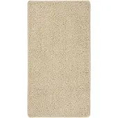 vidaXL Tapis shaggy antidérapant Crème 80x150 cm