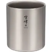 Snow Peak Titanium Double Wall Stacking Mug H - 450ml