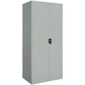 Galico Armoire de stockage Meino 2 portes L80xH180 - gris