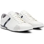 BOSS Baskets basses 'Saturn' noir / blanc naturel