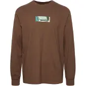 !Solid Sweat-shirt marron