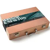Winsor & Newton Winton Oil Wooden Box Ensemble de 16
