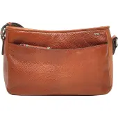 Berba Femmes, Sac à main, Crossbody Schoudertas Lucca Brandy, Marron
