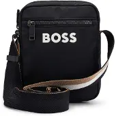 BOSS Sac à bandoulière 'Catch 3.0' noir / blanc