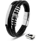 SERASAR Bracelet 'Shine' argent