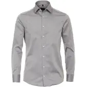 Venti Homme Venti Modern Fit Chemise argent, Faux uni