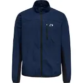 Newline Veste de sport marine / gris clair / noir