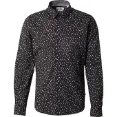 s.Oliver Chemise gris clair / noir / blanc