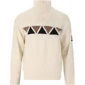 SOS Pull-over 'Aboda' marron / brun foncé / blanc cassé