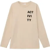 s.Oliver T-Shirt beige / bleu foncé