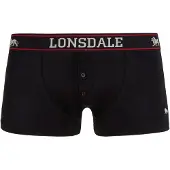 Lonsdale Oakworth Boxers 2 Units Noir 3XL Homme