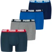 Puma Boxers bleu marine / bleu outremer / gris chiné / blanc