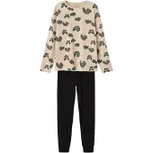 Name it Pyjama 'Monster Truck' marron / gris / greige / noir