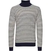 Casual Friday Pull-over 'Karl' mastic / bleu marine