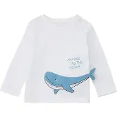 s.Oliver T-Shirt bleu clair / noir / blanc