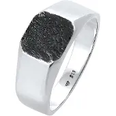 KUZZOI Bague noir / argent