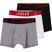 Jordan Sous-vêtements gris / rouge / noir / blanc