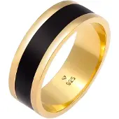 KUZZOI Bague or / noir