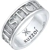 KUZZOI Bague argent