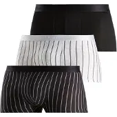 s.Oliver Boxers 'Hipster' gris argenté / noir / blanc / blanc chiné