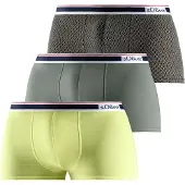 s.Oliver Boxers citron vert / gris basalte / noir / blanc