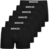 Snocks Boxers noir / blanc